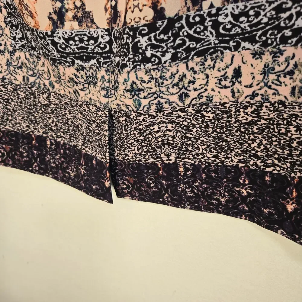 Antonio Melani Womens Multicolored Medalion Print Fully Lined Skirt. Size 14